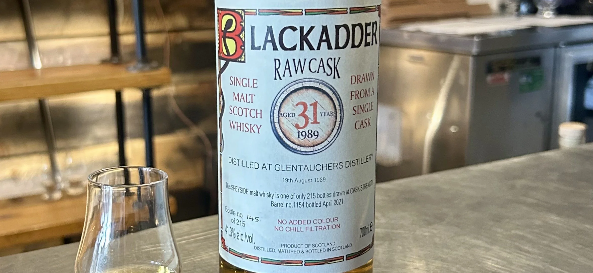 Review #606 - Blackadder Glentauchers Raw Cask 31 Year — Me, My